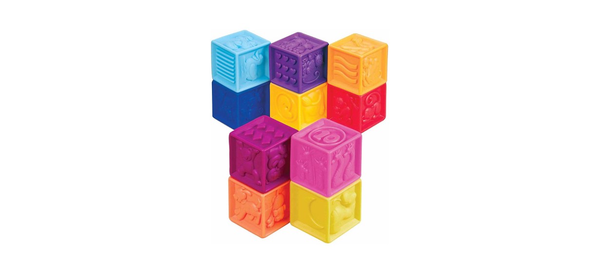 Best B Toys One Two Squeeze Baby Blocks