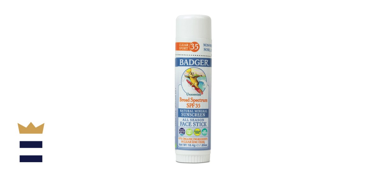 Badger SPF 35 Clear Zinc Sport Sunscreen Stick