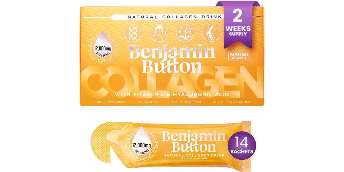 Benjamin Button 12,000mg Marine Collagen Liquid Shots