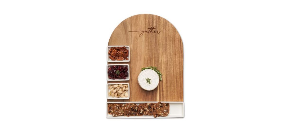 Best Acacia Wood Cheese And Charcuterie Board 