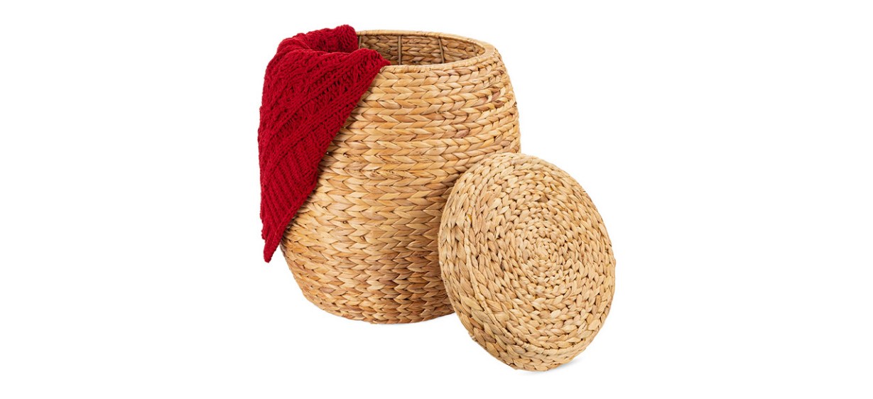 Best Choice Products Vintage Multipurpose Hyacinth Storage Basket