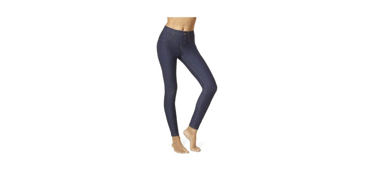 Best Hue Womens Essential Denim Leggings