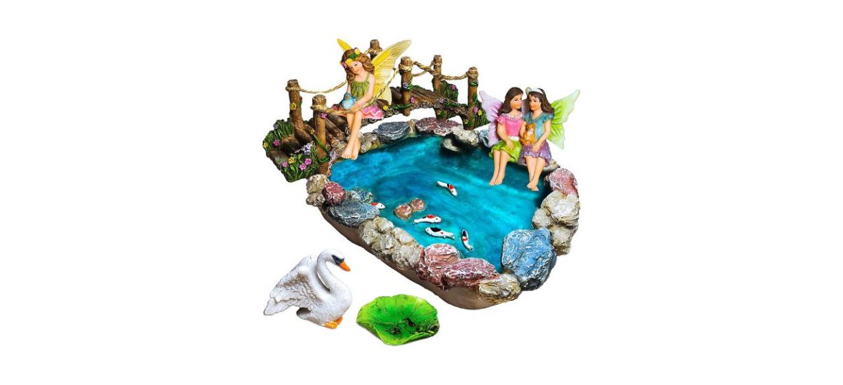 Best Mood Lab Fairy Garden Fish Pond Kit