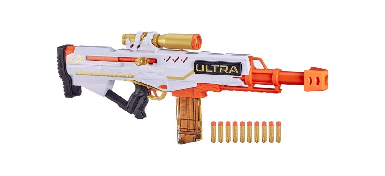 Best Nerf Ultra Pharaoh Blaster with Premium Gold Accents 