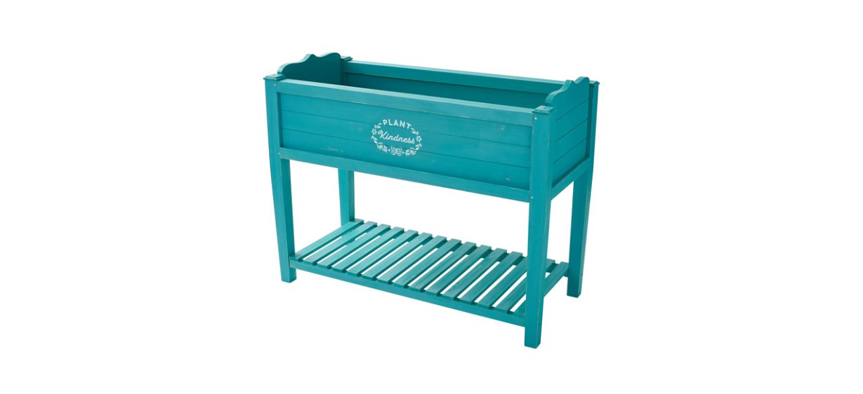 Best The Pioneer Woman Blue Wood Raised Garden Bed Best The Pioneer Woman Blue Wood Raised Garden Bed
