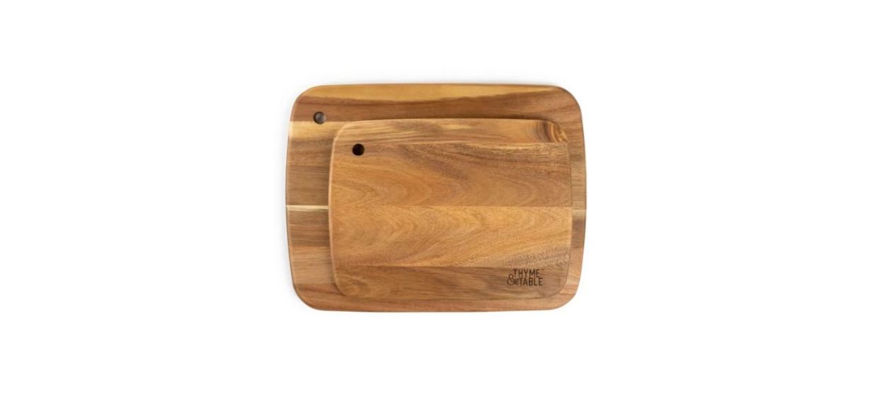 Thyme & Table Acacia Wood Cutting Board - Each