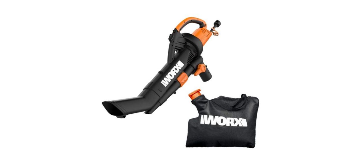 Best Worx Trivac Electric Leaf Blower and Vacuum with Mulching System