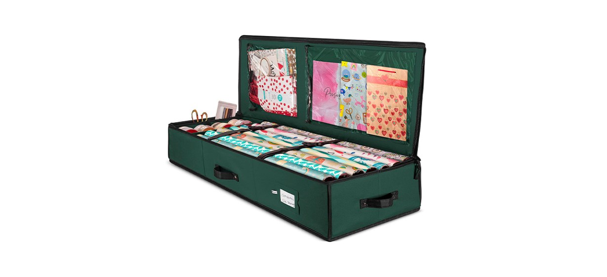 Best Zober Premium Wrapping Paper Storage Container