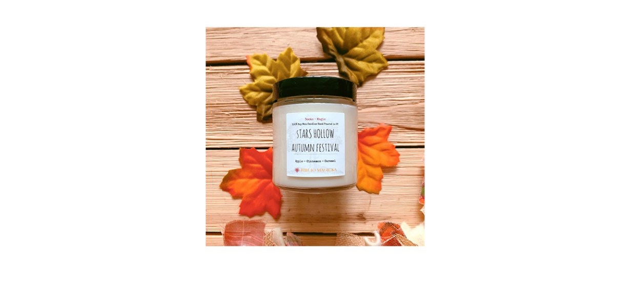 BilblioMagicka Stars Hollow Autumn Festival Soy Candle