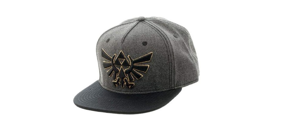 Bioworld The Legend of Zelda Nintendo Zelda Black &amp; White Snapback Baseball Cap