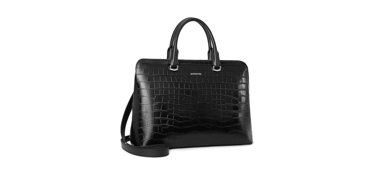 BOSTANTEN Leather Laptop Bag