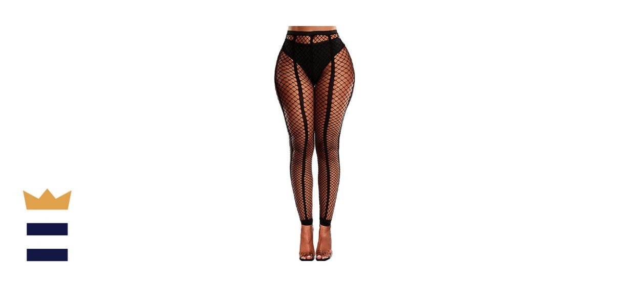 Buitifo Sexy Fishnet Opening Leggings