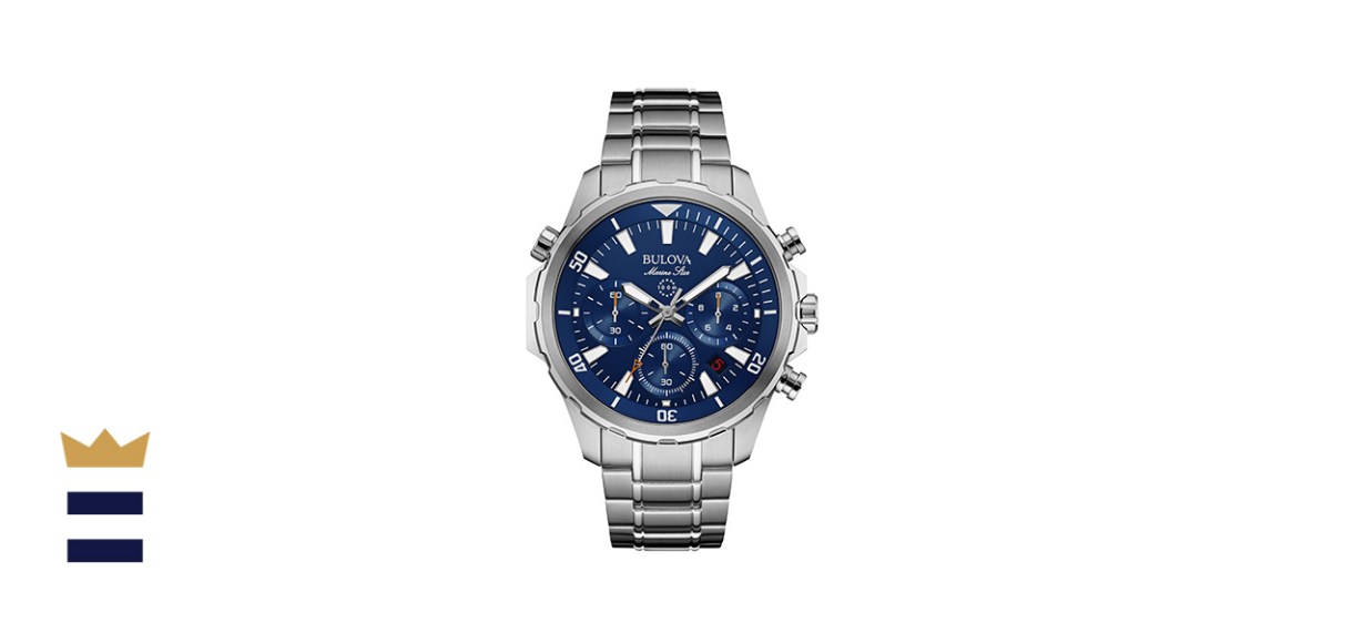 Bulova Men’s Chronograph Marine Star Stainless Steel Watch