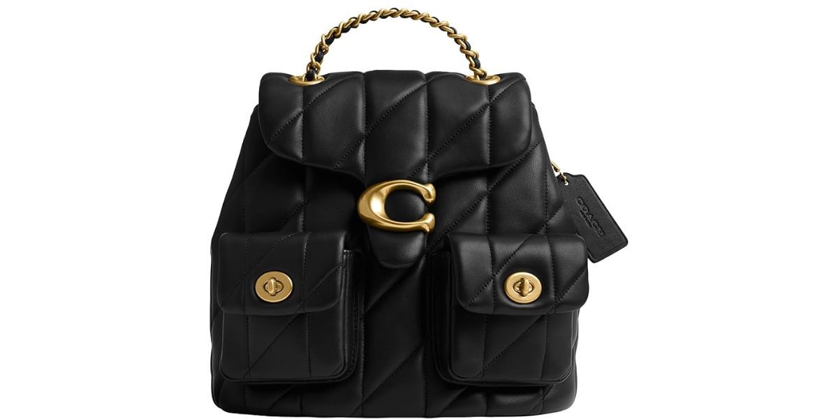 COACH Women's Quilted Leather Tabby Backpack