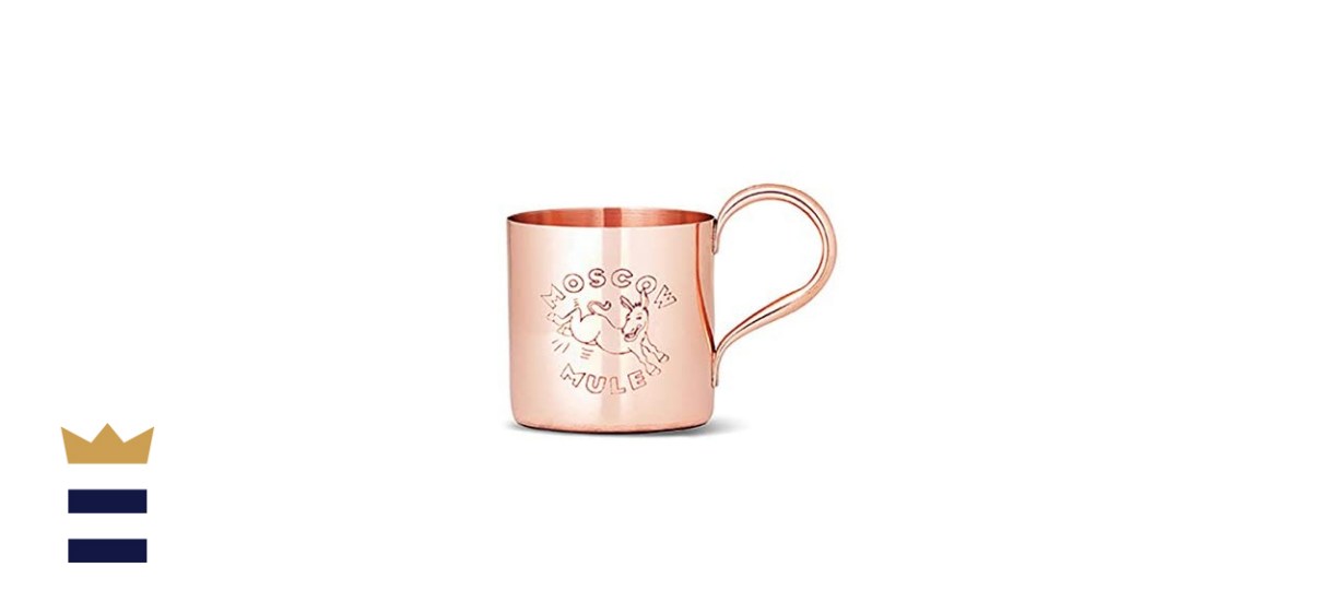 Cocktail Kingdom Engraved Copper Moscow Mule Mug