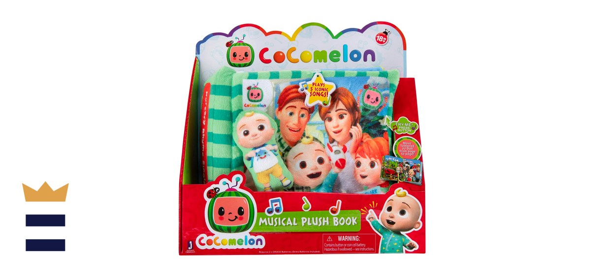 “CoComelon Nursery Rhyme Singing Time Plush Book”