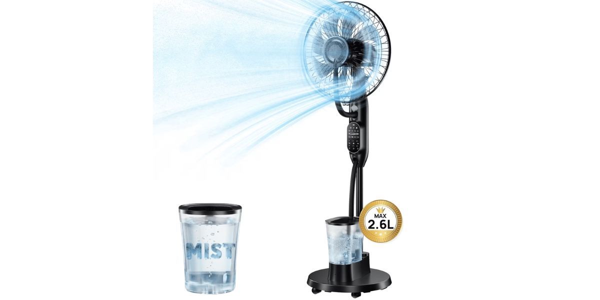 COWIN Pedestal Misting Fan
