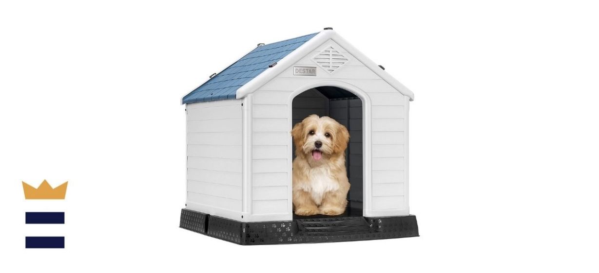 Destar Durable Waterproof Plastic Pet Doghouse