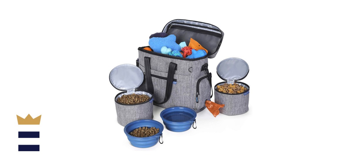 Lucky Tail Dog Travel Bag for Supplies