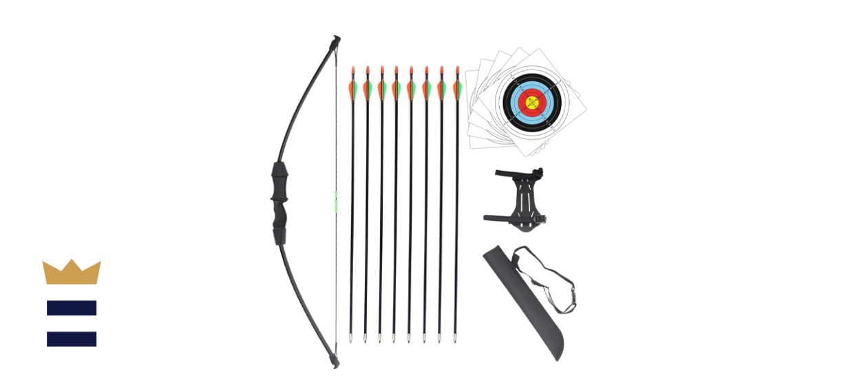 DOSTYLE Outdoor Youth Recurve Bow and Arrow Set 