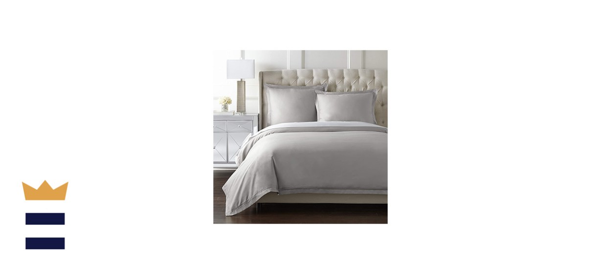 Egyptian Cotton Gray Duvet Cover by the Pure Parima Store
