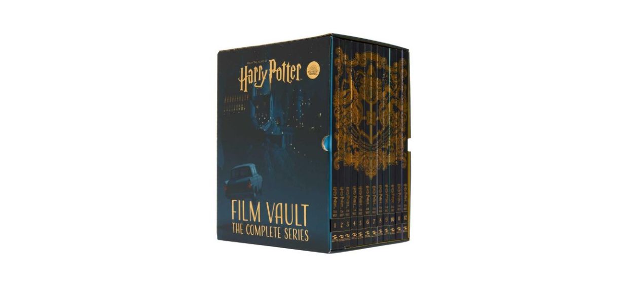 A boxed set of books about the Harry Potter films