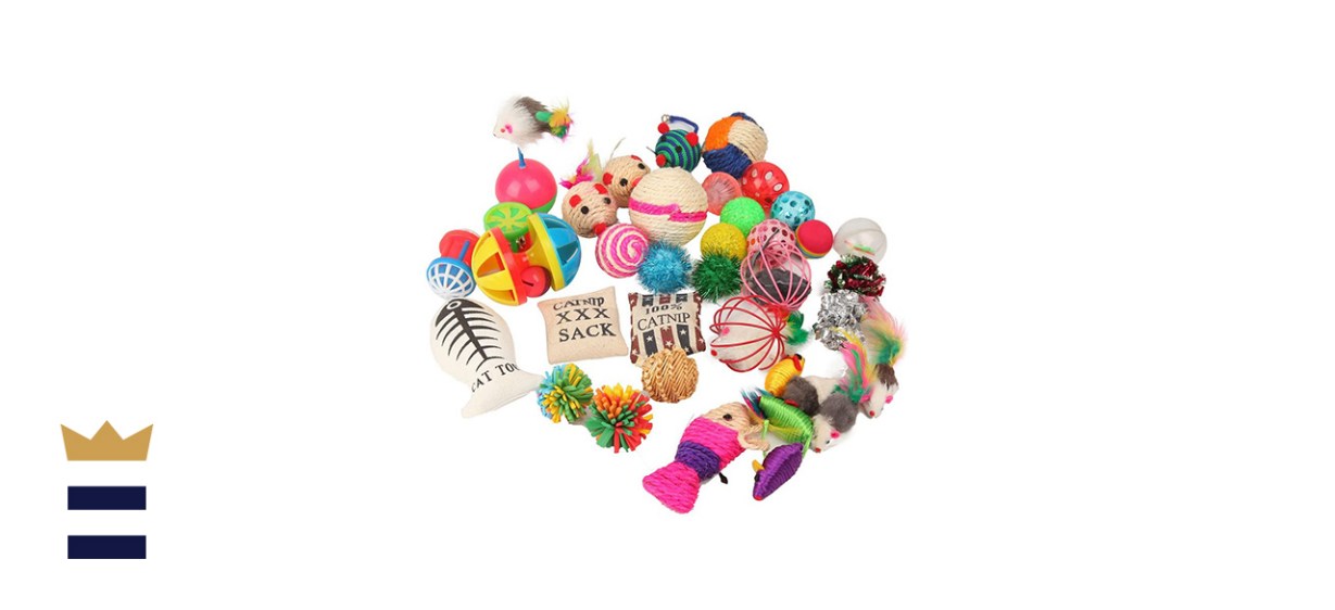 Fashion’s Talk 20-Piece Cat Toy Variety Pack 