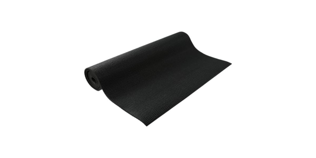 Series-8 Fitness Black Yoga Mat 6mm