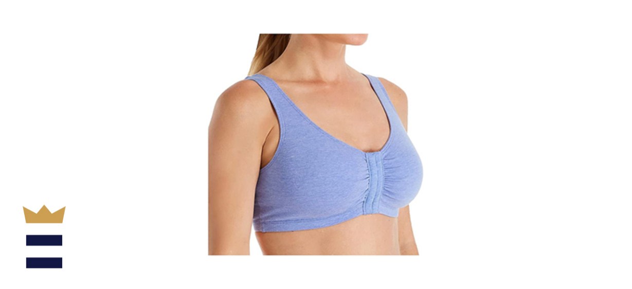 Fruit of the Loom Front-Closure Cotton Bra