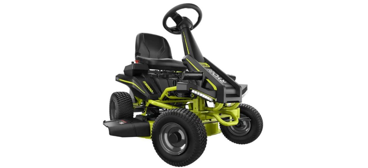 RYOBI Electric Battery Rear Engine Riding Lawn Mower