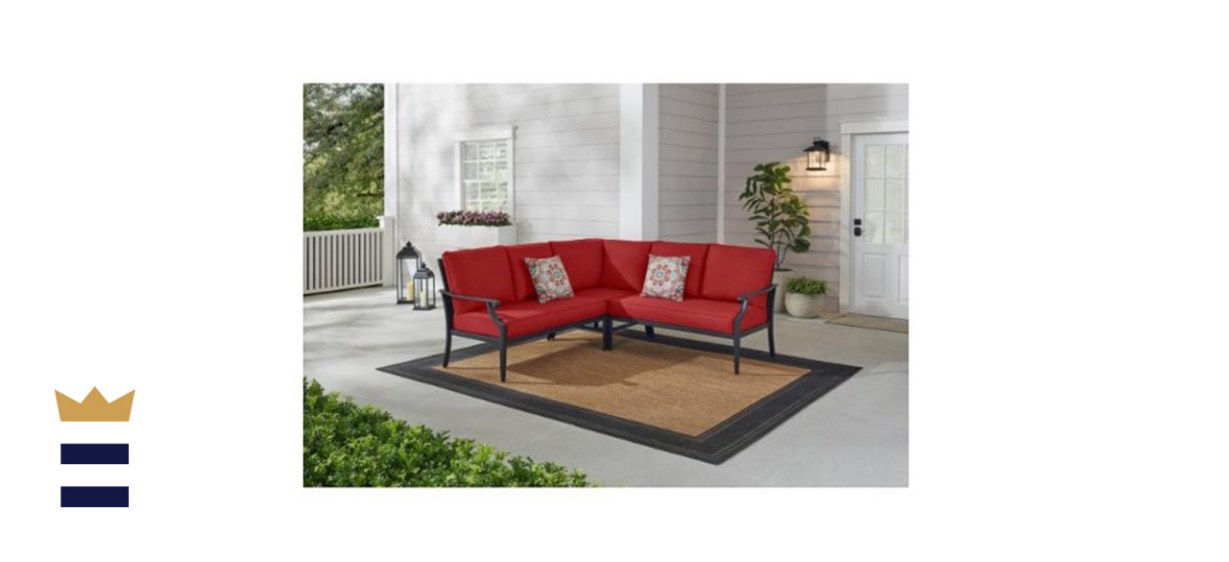 Hampton Bay Braxton Park 3-Piece Outdoor Sectional