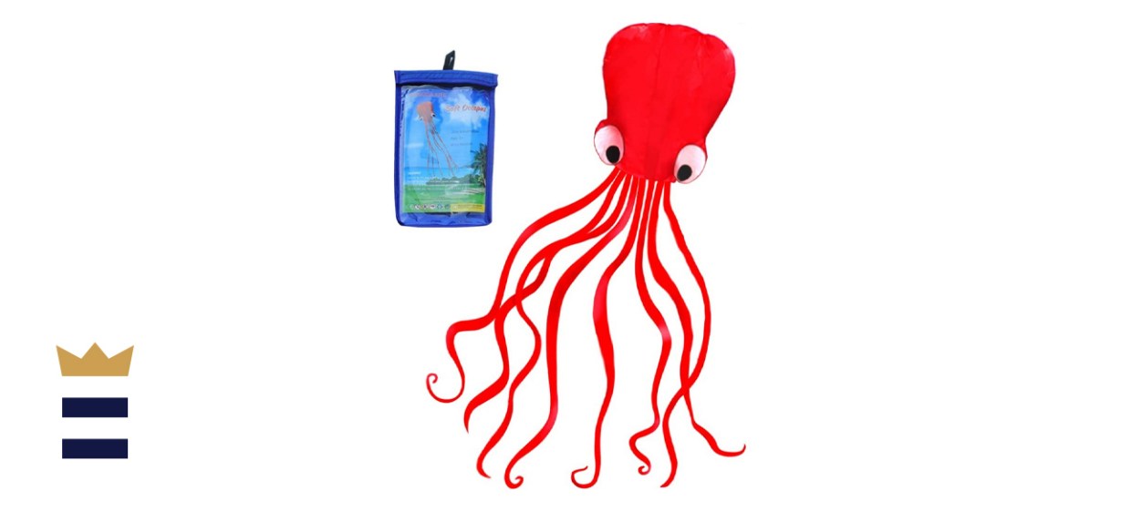 Hengda Red 196-Inch Octopus Kite