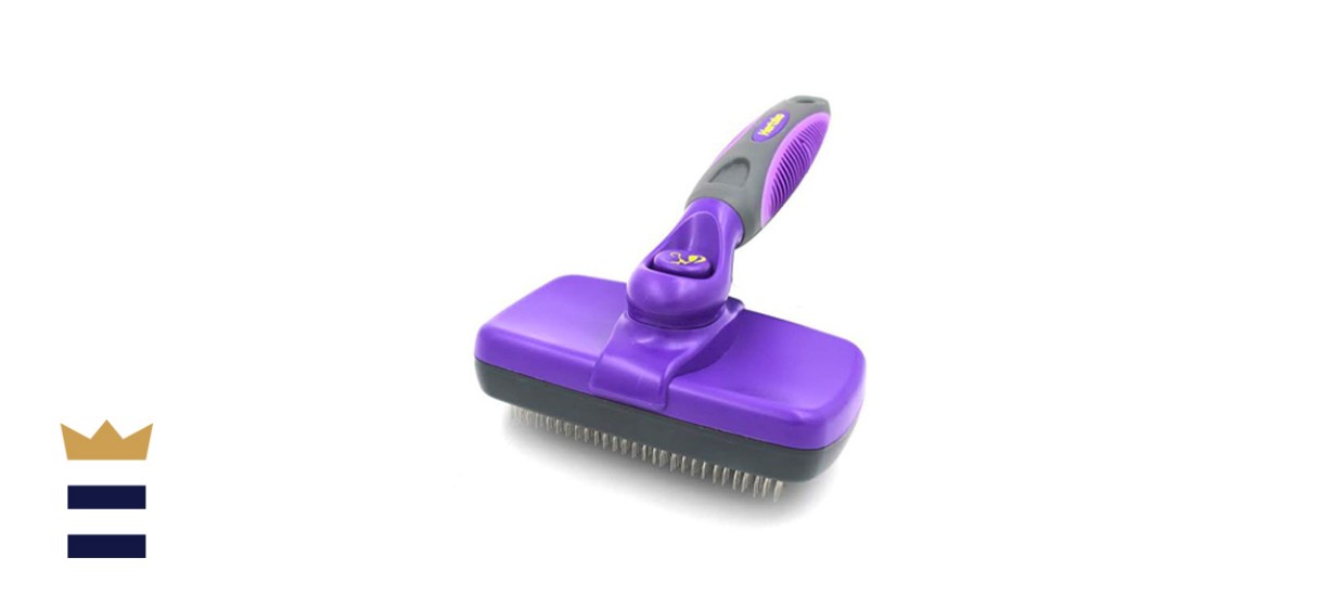 HERTZKO Self-Cleaning Slicker Brush for Dogs and Cats