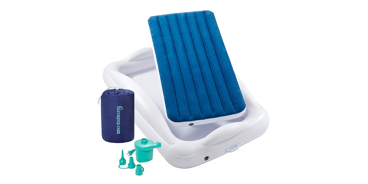 Hiccapop Inflatable Toddler Travel Bed