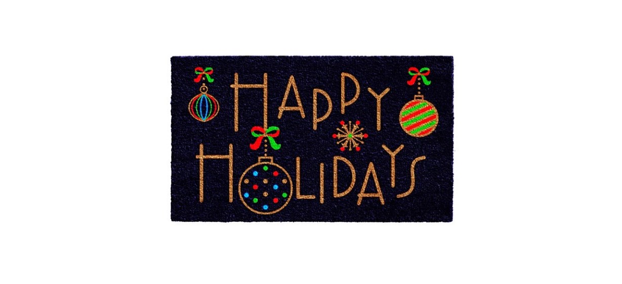Home and More Happy Holidays Doormat