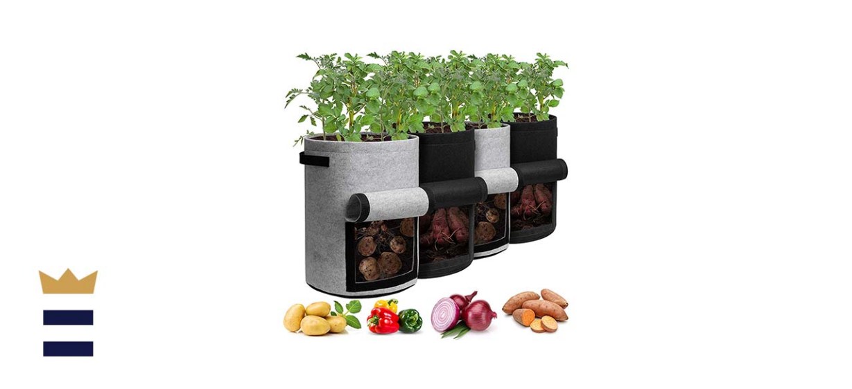 Homyhoo Potato Grow Bags with Harvest Window