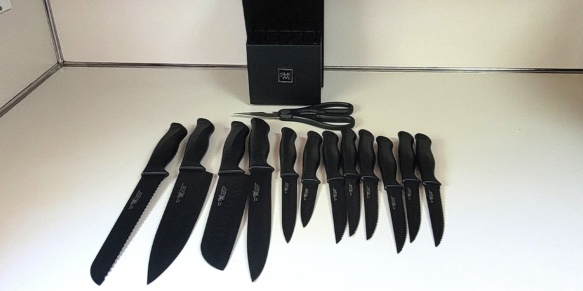 Hunter.Dual 15 Pcs Kitchen Knife Set