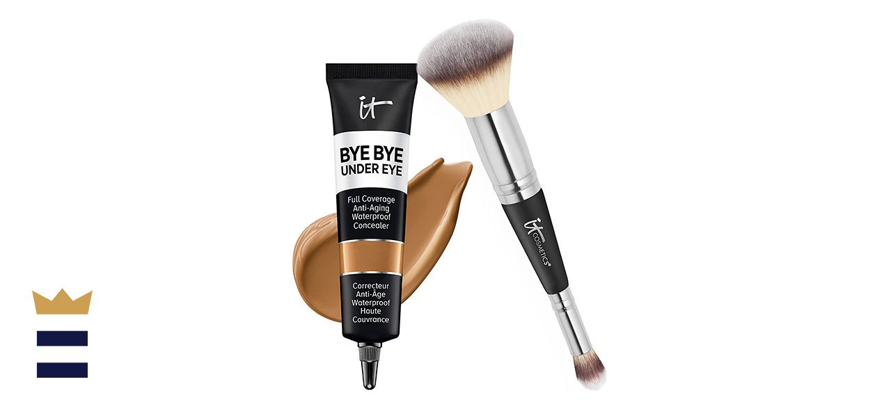 IT Cosmetics Makeup Set – Bye Bye Under Eye Concealer + Heavenly Luxe Complexion Brush