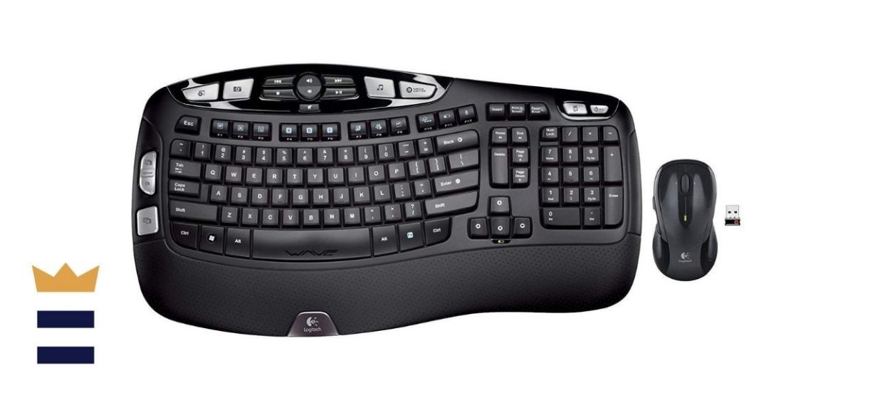 K470 Slim Wireless Low Profile Compact Keyboard And Mouse Combo 