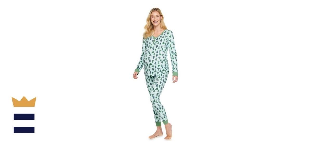 Lauren Conrad Jammies For Your Families Warmest Wishes Pajama Set