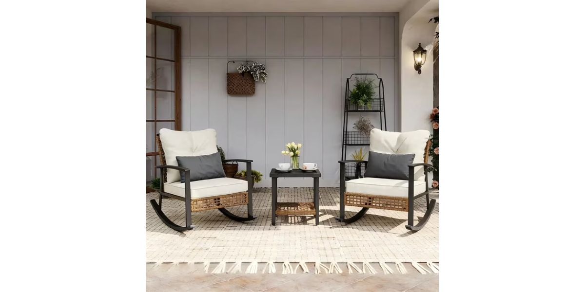 LAZZO 3-Piece Patio Conversation Set