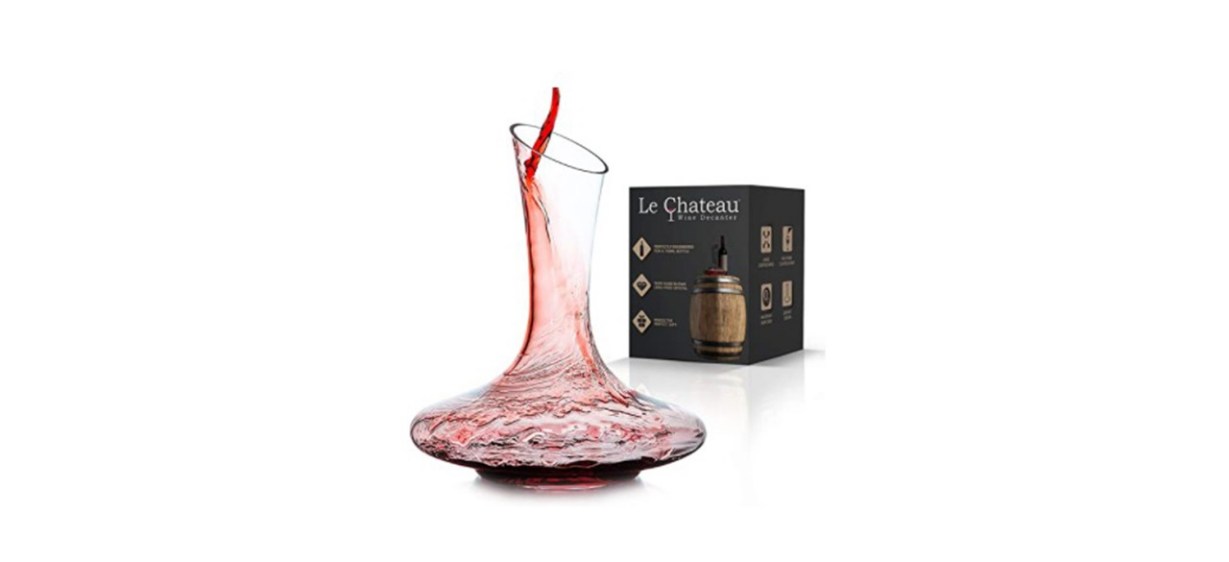 Le Chateau Crystal Carafe and Wine Decanter