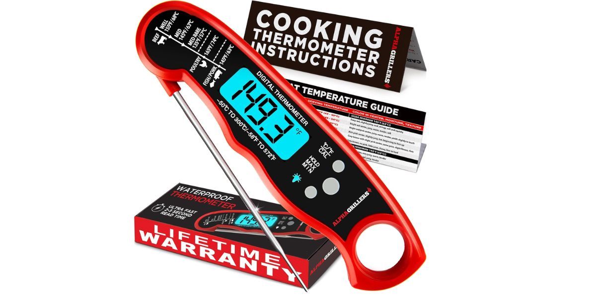 Alpha Grillers Instant Read Meat Thermometer