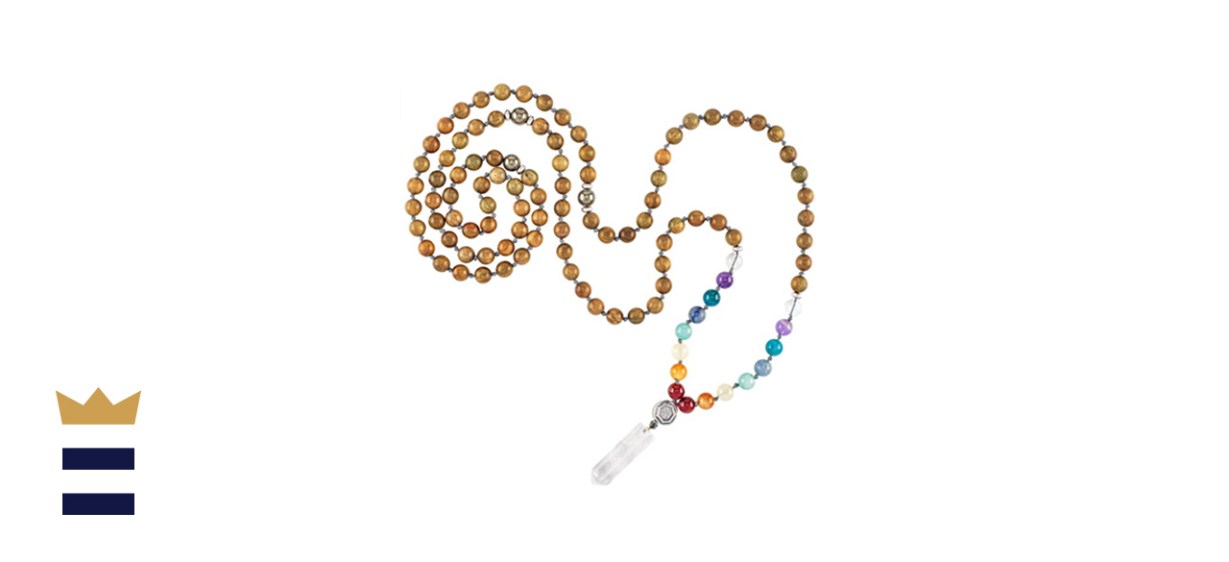 Modern Om Rainbow Mala 