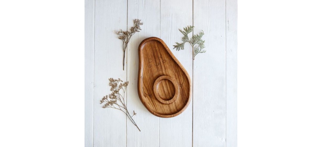 Best Mountain Top Woodcrafts Avocado Wood Serving Tray