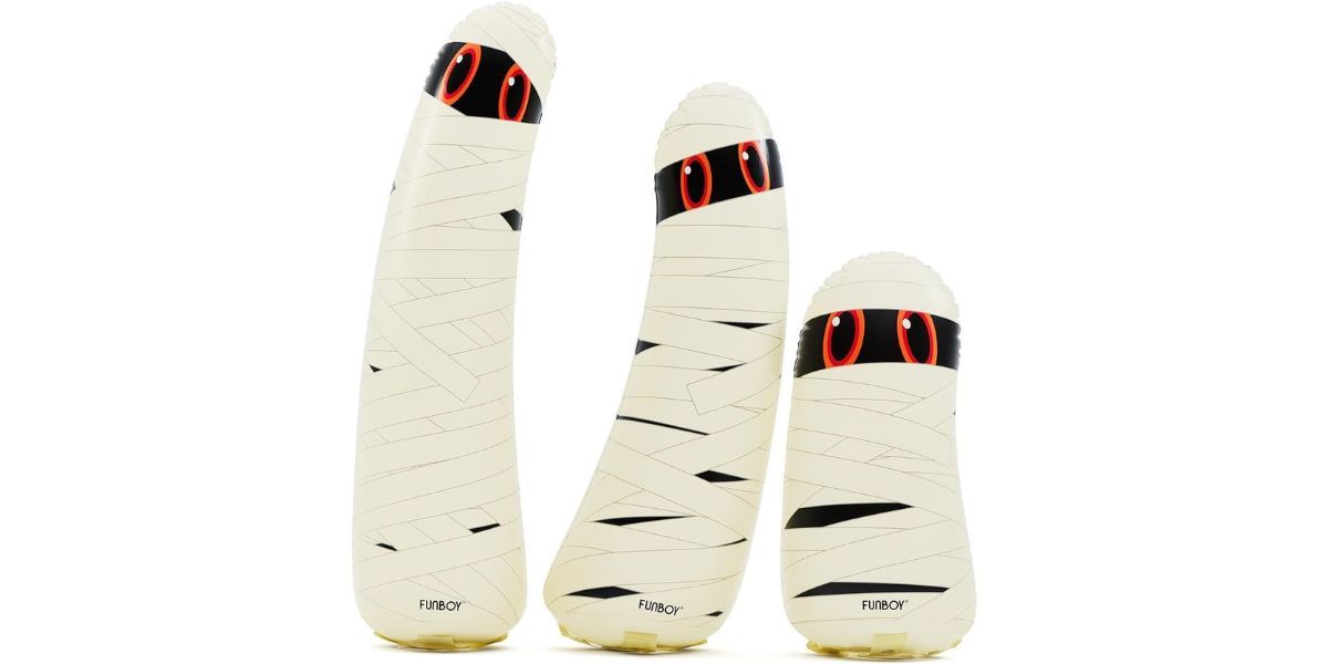 FUNBOY Light-Up Inflatable Halloween Mummy Ghosts