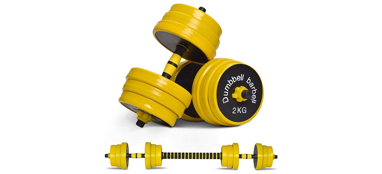 Nice C Comprehensive Dumbbell and Barbell Set