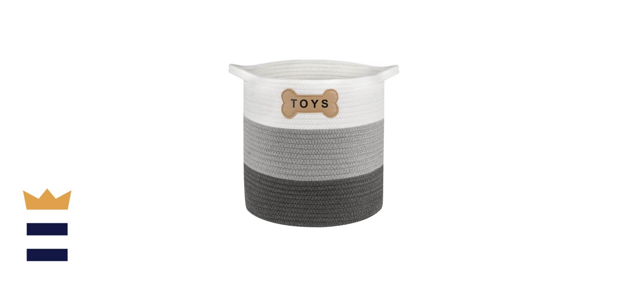 Park Life Designs Naples Cotton Rope Dog Toy Storage