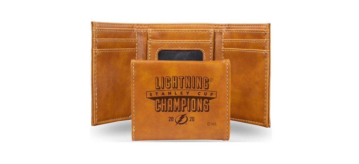 Rico 2020 Stanley Cup Champions Tampa Bay Lightning Laser-Engraved Trifold