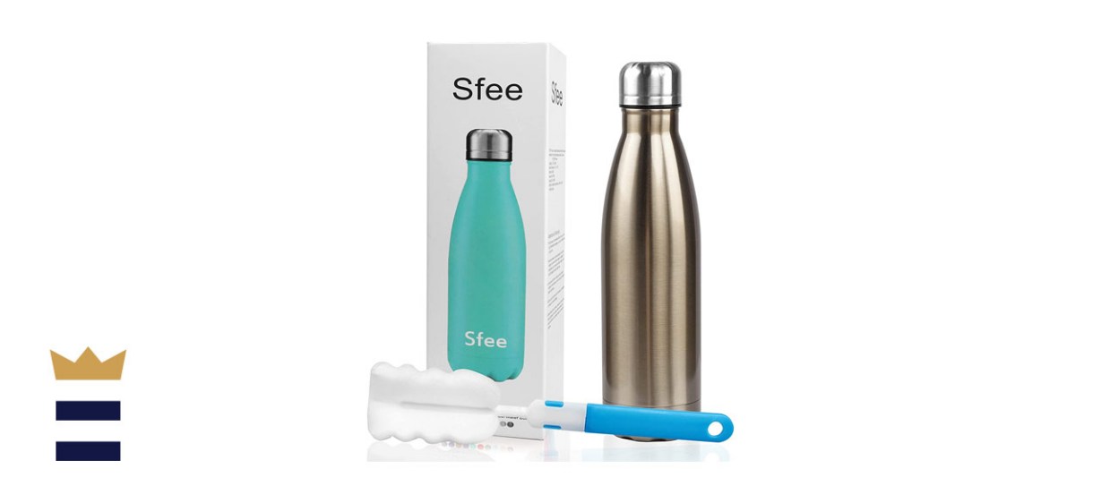  Sfee Insulated Water Bottle, 17oz Stainless Steel